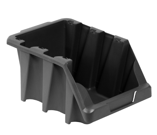 Gaveteiro Plastico Nº 07 18x22x34cm Preto Vonder